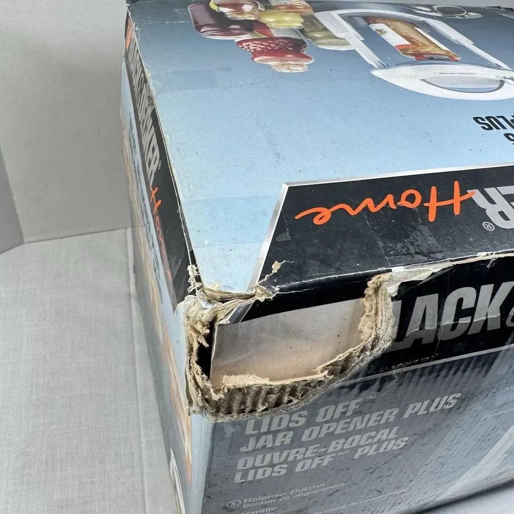 Black & Decker Home Lids Off Jar Opener Plus JW250 New Open Box